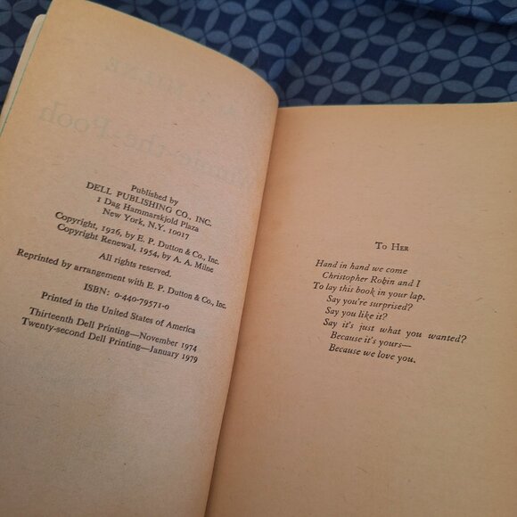 Winnie The Pooh book - Picture 2 of 4